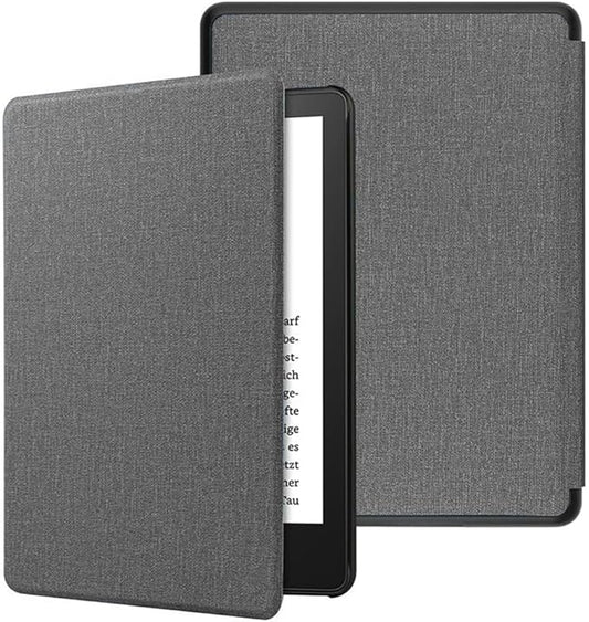 TOKILO Schutzhülle für Kindle Paperwhite 7 Zoll (17,8 cm) 12. Gen 2024 - Ultradünn mit Auto Wake/Sleep, PU-Schale & TPU-Rückseite