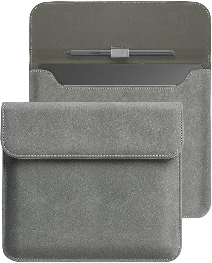 WALNEW Hülle für Kindle Scribe 10,2 Zoll 2024/2022 – dünne leichte Schutzhülle mit Stifthalter und magnetischem Verschluss