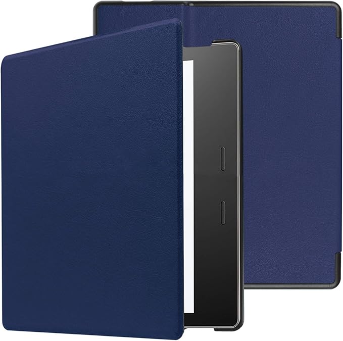 EKH Kindle Oasis Hülle 2021 Premium PU Leder Smart Cover für 7 Zoll 9./10. Gen mit magnetischem Verschluss