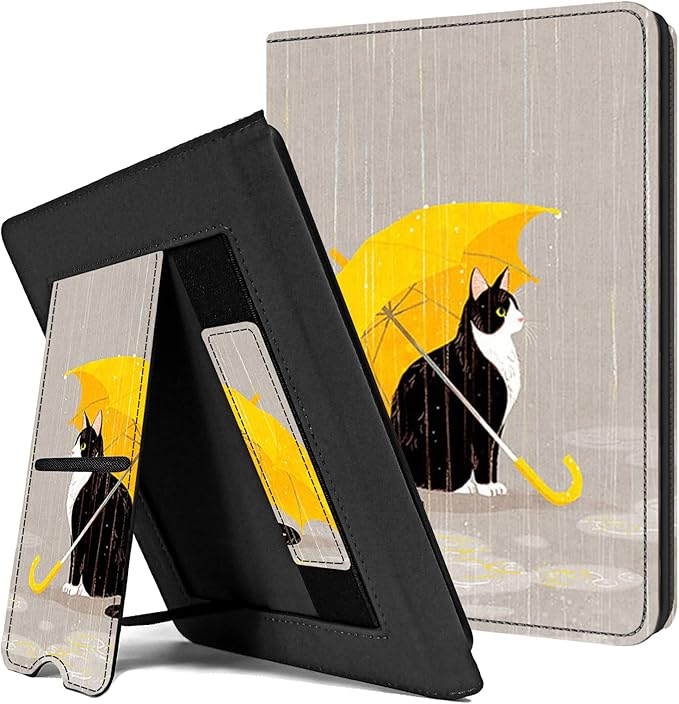 TOKILO Hülle für 7" E-Reader (12. Generation 2024) mit Kickstand, Auto Sleep/Wake & Handschlaufe