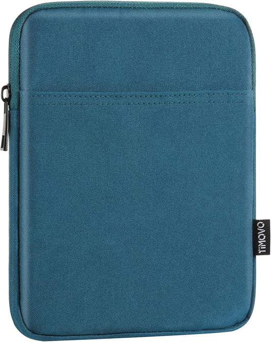 TiMOVO Schutzhülle für Kindle Paperwhite 6-7 Zoll (2024) & Kindle Oasis - wasserfestes Cover mit Außentasche, Pfau Blau – P840156947152