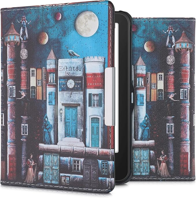 kwmobile Klapphülle kompatibel mit Tolino Vision 1/2/3/4 HD - Schutzhülle mit Magnetverschluss & Lederoptik – 28119