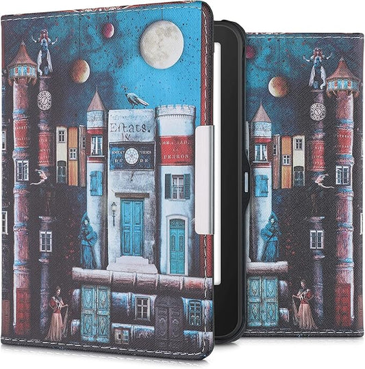 kwmobile Klapphülle kompatibel mit Tolino Vision 1/2/3/4 HD - Schutzhülle mit Magnetverschluss & Lederoptik – 28119